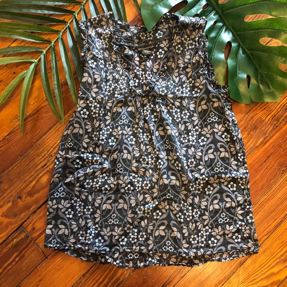 Sheer Banana Republic Top